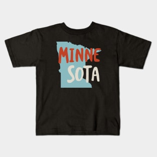 State of Minnesota Kids T-Shirt